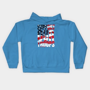 Support our troops. Kids Hoodie